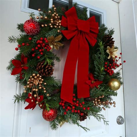 Christmas Wreath Front Door Ideas at Sean Swick blog