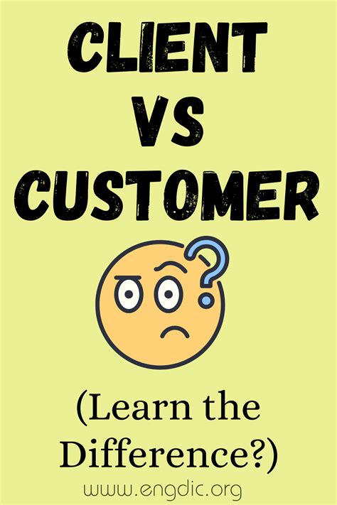 Client Vs Customer