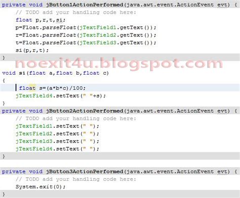 Image result for Java Simple Interest Program Using Break Statement