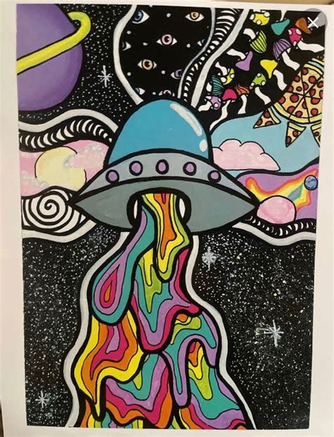 Image result for Alien Painting Easy