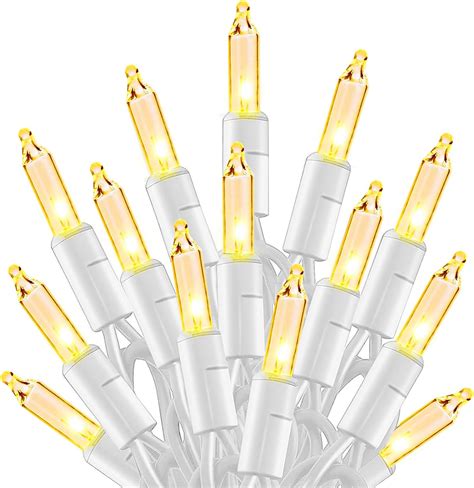 Amazon.com: TW SHINE Warm White Christmas Lights, 20FT 100 Count ...