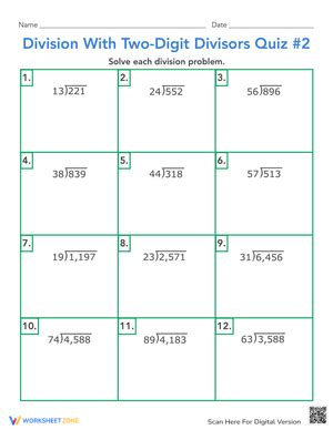 Division Using Two Digit in Grade 5 的图像结果