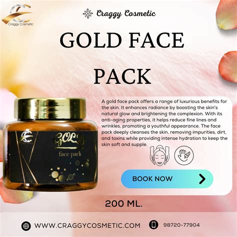 GOLD FACE PACK (200 ML.) – Craggy Cosmetic