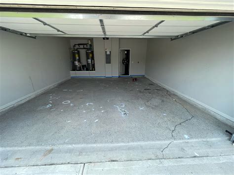 Deep Blue Epoxy Garage Floor Transformation – PrecisionPro Painters