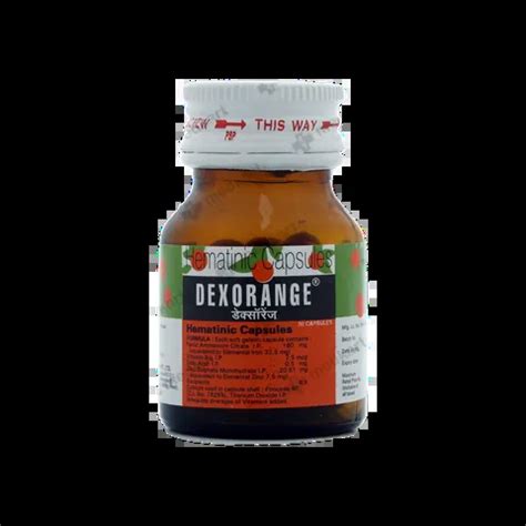 DEXORANGE CAPSULE 30'S Price, Uses, Side Effects & Substitutes | Medkart