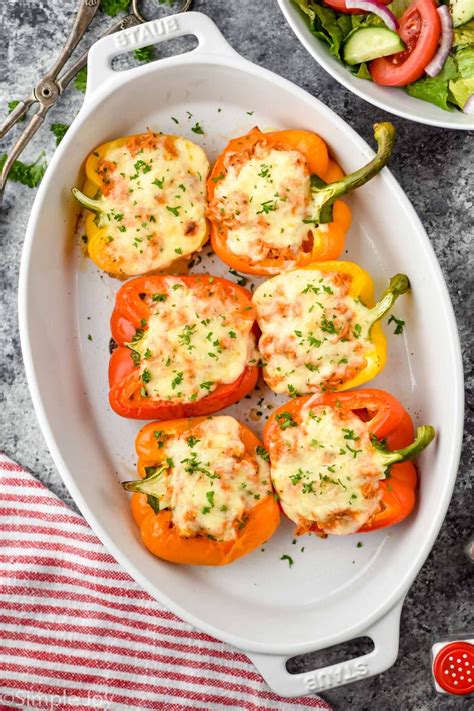 Chicken Stuffed Peppers - Simple Joy