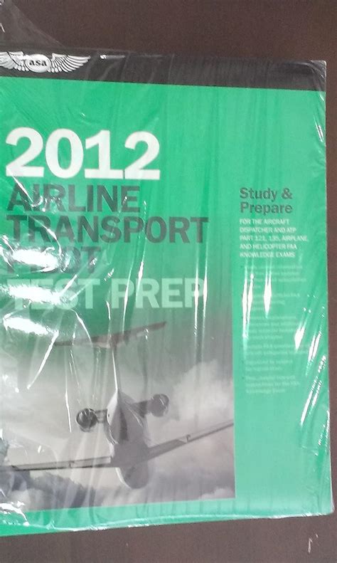 Buy Airline Transport Pilot Test Prep 2012 (Test Prep Series) Book ...