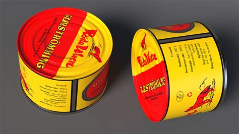 Can of Surstromming Fermented Fish 850g 3D model | 3D Molier International