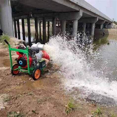 小型防汛泵抗洪便携式排水泵应急救援救灾大功率抽水泵可移动水泵