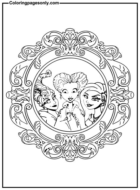 30+ Hocus Pocus Coloring Pages - Free Printable PDF & Online Coloring