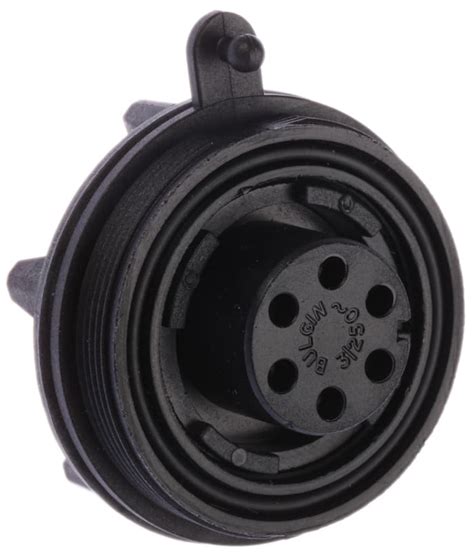 PX0738/S Bulgin | Bulgin Circular Connector, 6 Contacts, Panel ...