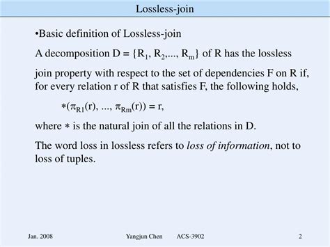 Image result for Lossless Join Decomposition Explained