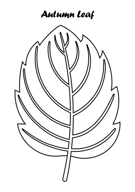 Leaf Pattern Template - 15 Free PDF Printables | Printablee