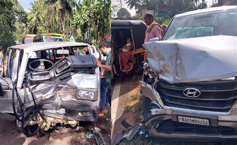 One dead, eight injured in car-van collision