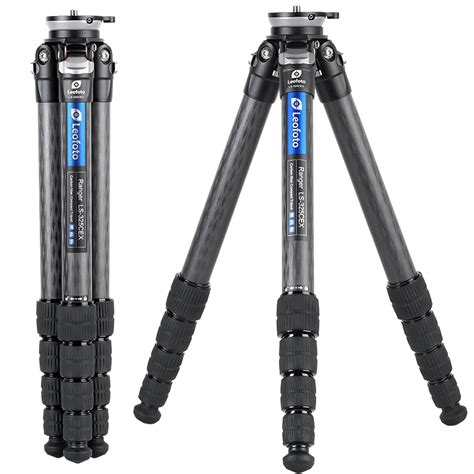 Leofoto LS-325CEX CNC Tripod with Leveling Base 10X Layers Carbon Fibe ...