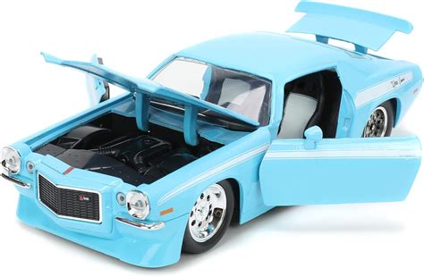 Buy 1971 Chevy Camaro Z/28 Light Blue with White Stripes Bigtime Muscle ...
