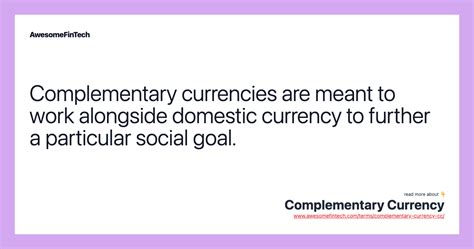 Complementary Currency 的图像结果