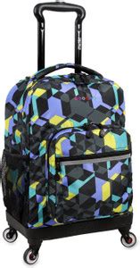 JWorld Sunslider Spinner Backpack Cubes 21 L Laptop Backpack Black ...