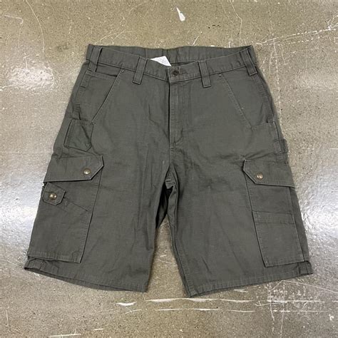 Vintage Y2K Cargo Carhartt Shorts Size: 34 Good... - Depop