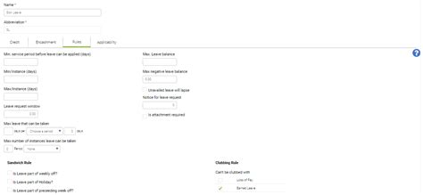 How to create/alter New Leave Type ? : Help Center