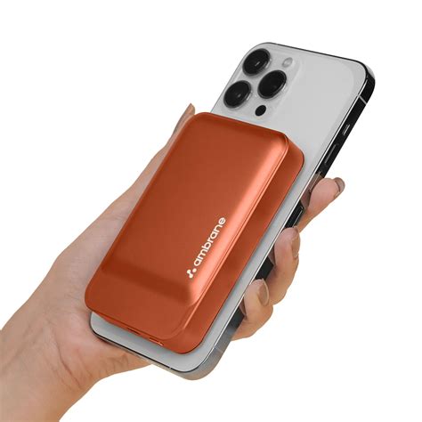 Ambrane MagSafe Wireless 10000mAh Fast Charging Power Bank, Premium ...