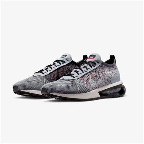 Buy Wolf Grey, White Black and Dark Grey Nike Air Max Flyknit Racer ...
