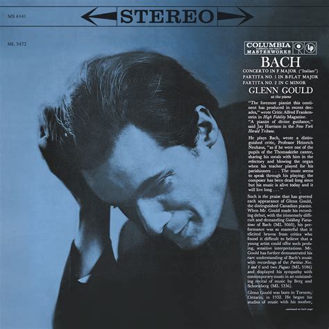 Glenn Gould - Bach: Italian Concerto in F Major & Partita Nos. 1 & 2 | CD