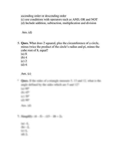 Maths Model Questions 的图像结果