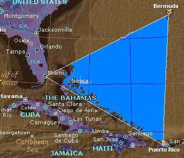 Bermuda Triangle Map, Area and Location | Bermuda Triangle History in Urdu, Bermuda Triangle ...