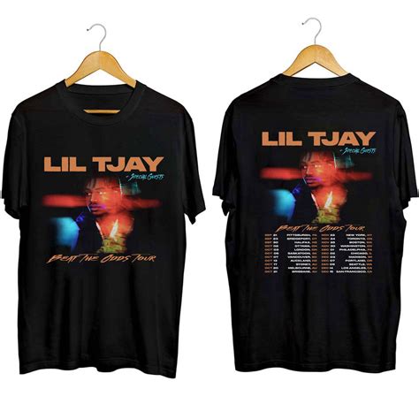 Lil Tjay Beat The Odds Tour 2023 Shirt: Fan Shirt for Rapper s Concert ...
