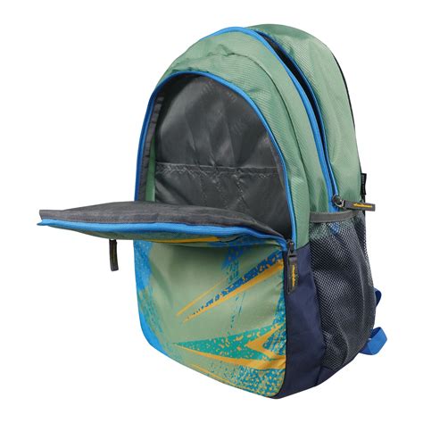 Mike PopStorm Backpack – Green | 24L School & Travel Bag – Smily Kiddos