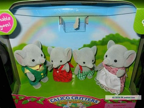 Rare Calico Critters The Ellwoods Elephant Family CC1570. | #8991517