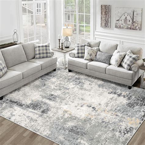 Large Area Rug Living Room Rugs 8x10, Modern Abstract Area Rug, Deerly ...