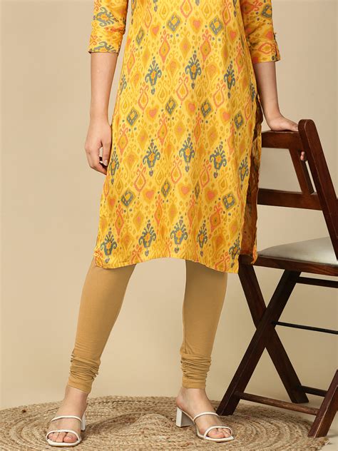 Sand Premium Cotton Stretch Churidar