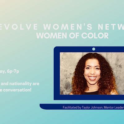 Evolve Womens Network: Women of Color, January 3 to December 17 ...