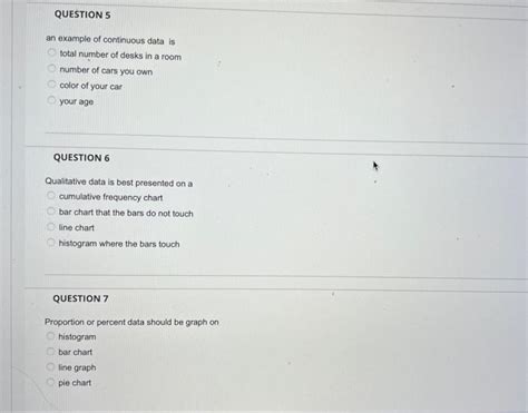 Image result for Example Continuous Data Question