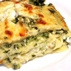 Spinach and Cheese White Lasagna