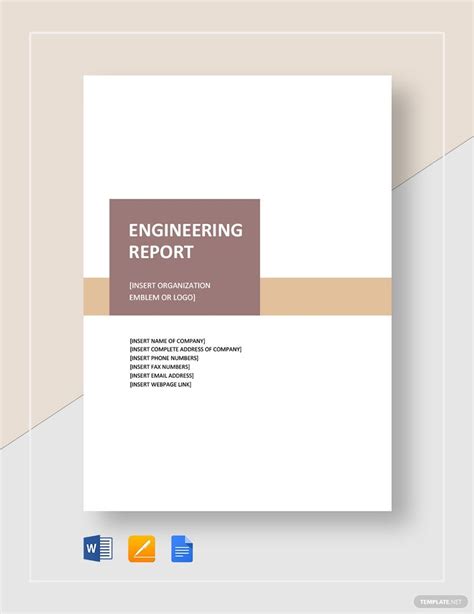 Image result for Engineering Report Format