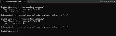 Learn Algo Trading with Python | Codes | Youtube Series - Page 20 ...