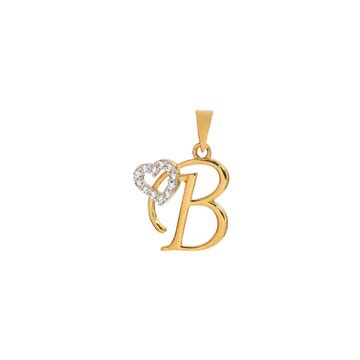 Buy quality ' L ' Alphabet 18k Gold Pendant in Rajkot