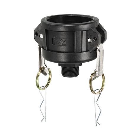 Uxcell IBC Tote Adapter 2" Cam Lock to 3/4" Male Thread, Drain Adapter ...