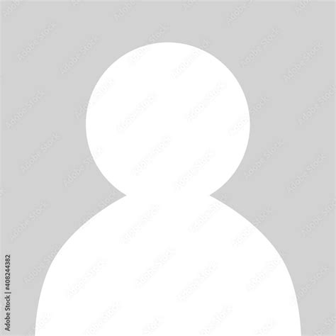 Blank Man Profile Head Icon Placeholder Stock Illustration | Adobe Stock