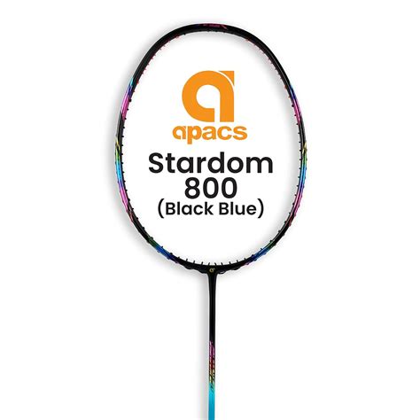 Buy Apacs-Sports Stardom 800 Black Blue Unstrung Badminton Racket (4U ...