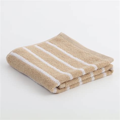 Buy Colour Refresh Essence Cotton Striped Hand Towel - 60x40cm from ...