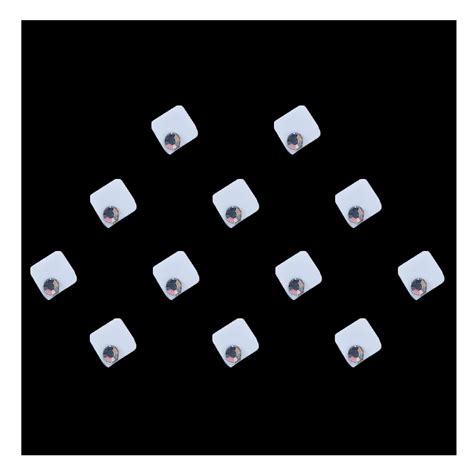 Comet Busters® White Square PVC, Diamond Bindi (5mm) – Handcrafted ...