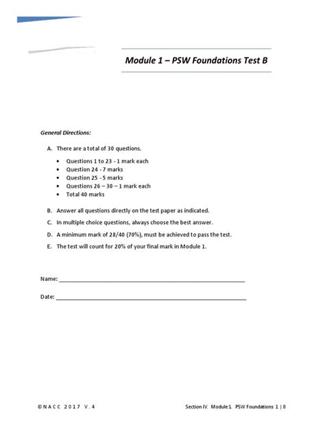 Image result for PSW Foundation Module 1 PDF