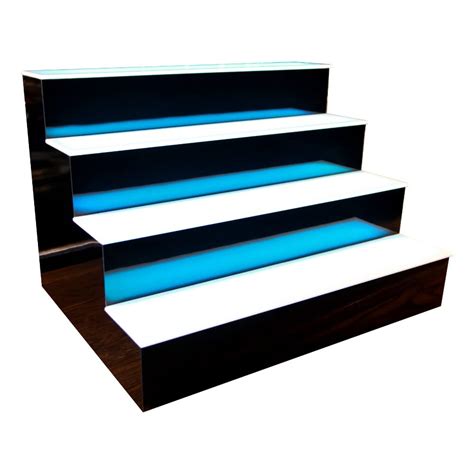 Buy BARCONIC LED Liquor Bottle Display Shelf - 4 Tier - 30" Online at ...