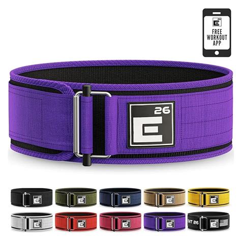 Buy Element 26 Self-Locking Weight Lifting Belt | Premium Weightlifting ...