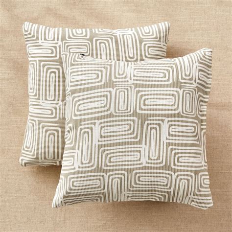 Buy Stria Meadow Set of 2 Printed Cushion Covers - 40x40cm from Home ...