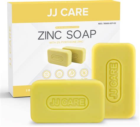 Amazon.com: Pyrithione Zinc Soap Bar for Face & Body, 4oz | 2% ZnP Bar ...